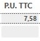 11. Valeur Prix Unitaire TTC