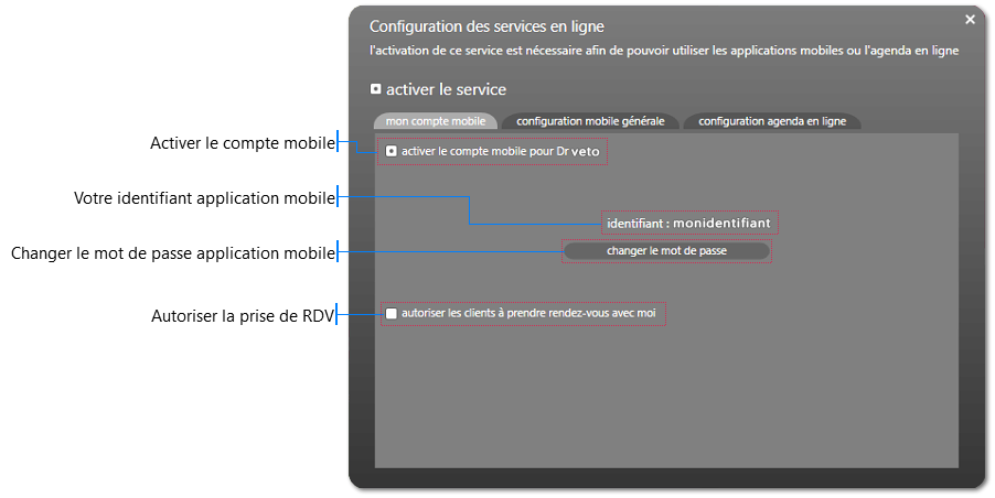 Application mobile et Agenda en ligne