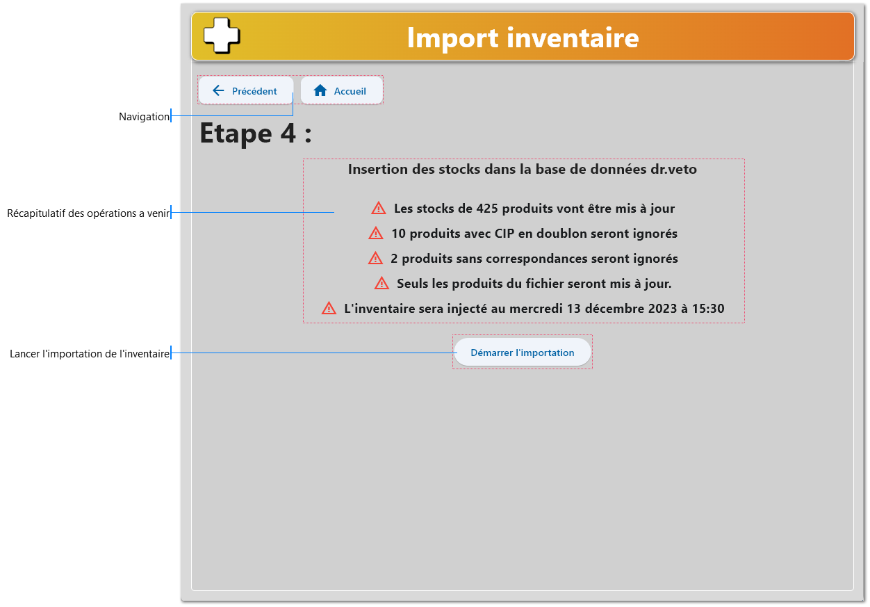 Importer un inventaire