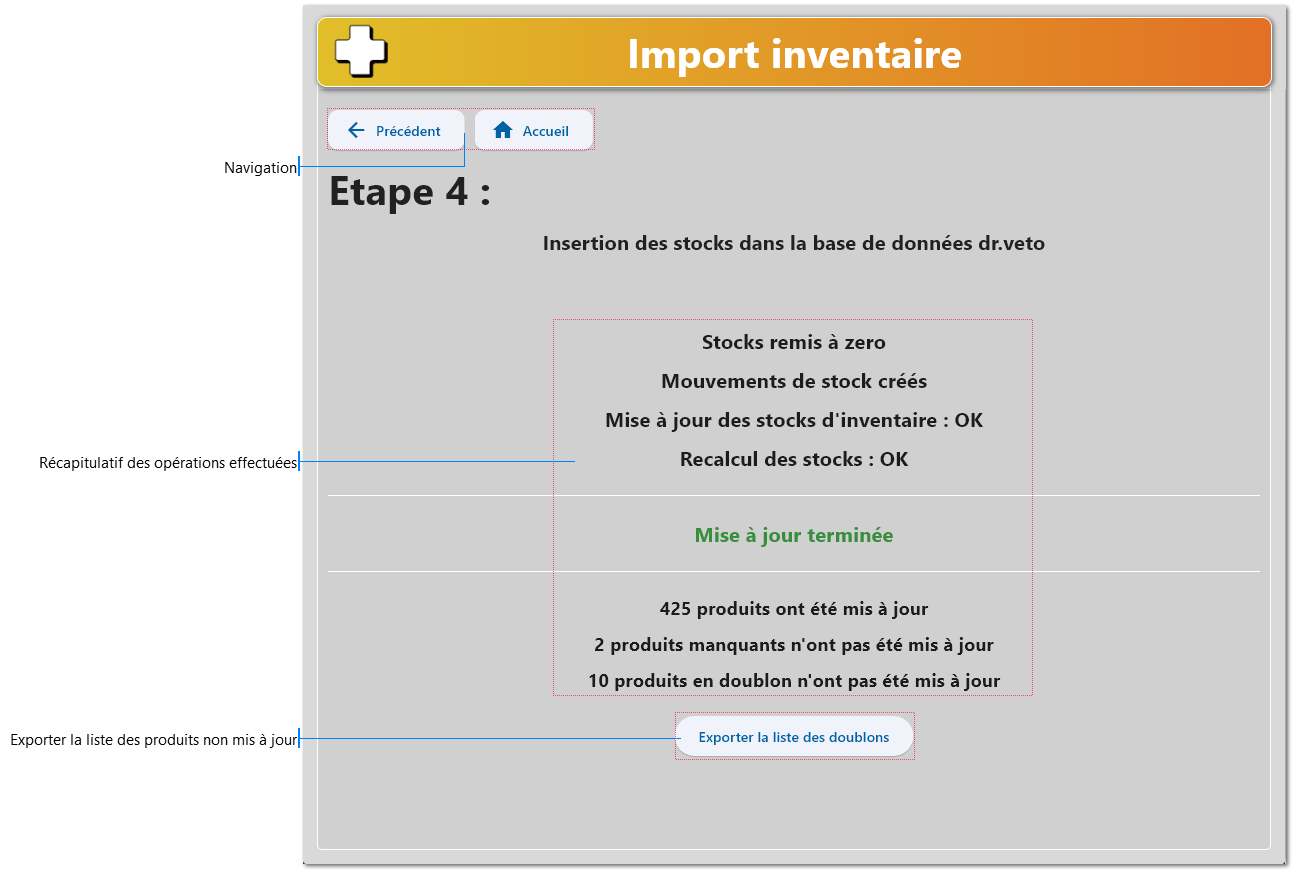 Importer un inventaire