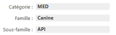 3. Classement du produit