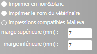 4. Options d'impression