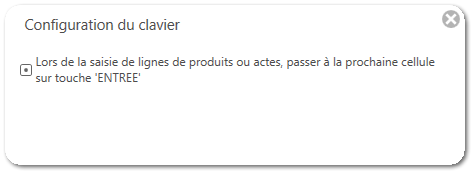 Options générale