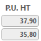 5. Prix unitaire HT